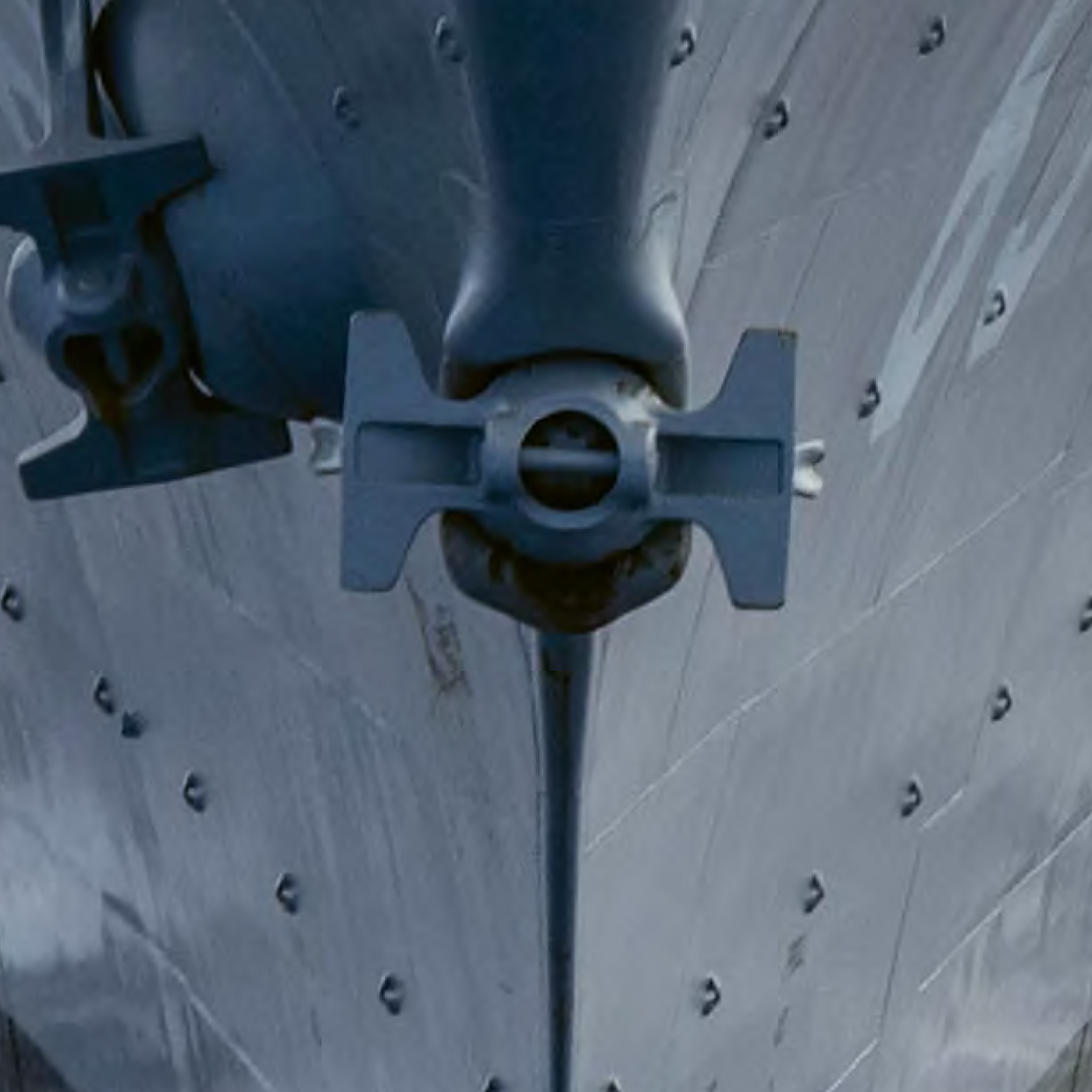 Close up image of Ship propeller